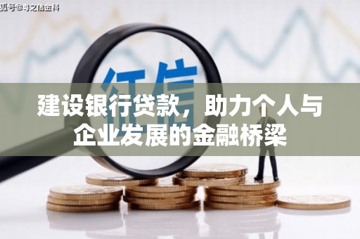 鲤城建设银行贷款，助力个人与企业发展的金融桥梁