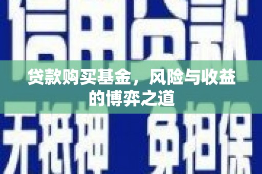 鲤城贷款购买基金，风险与收益的博弈之道