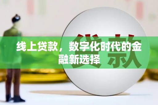 鲤城线上贷款，数字化时代的金融新选择